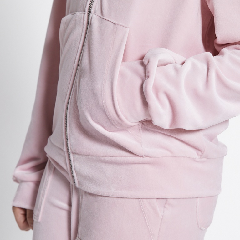 Velours-Kapuzenpullover "Ellie star"